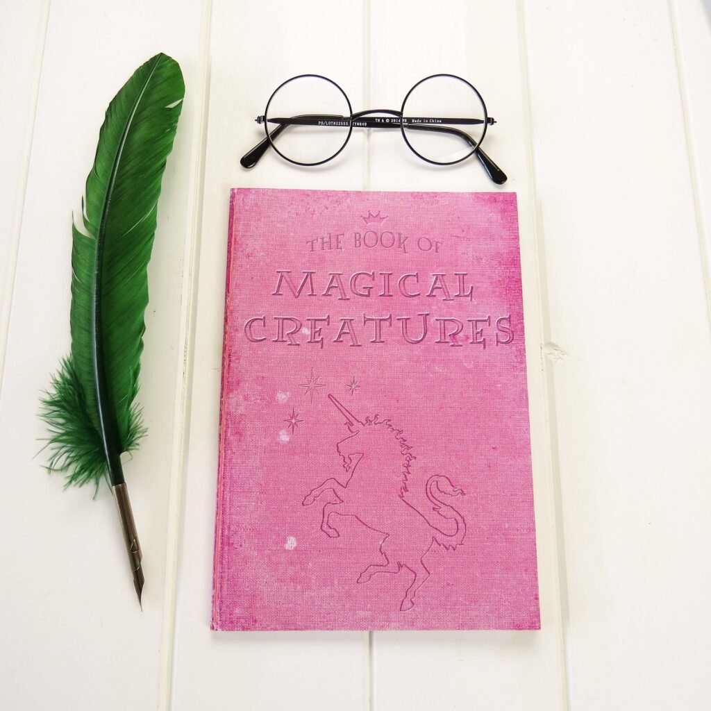 Magical Creatures Notebook Pink A5