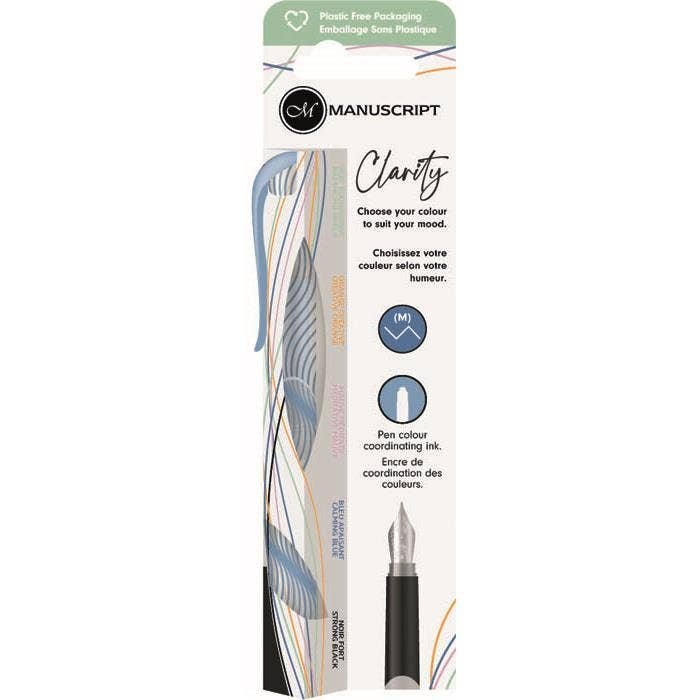 Manuscript Clarity Fountain Pen - Blue