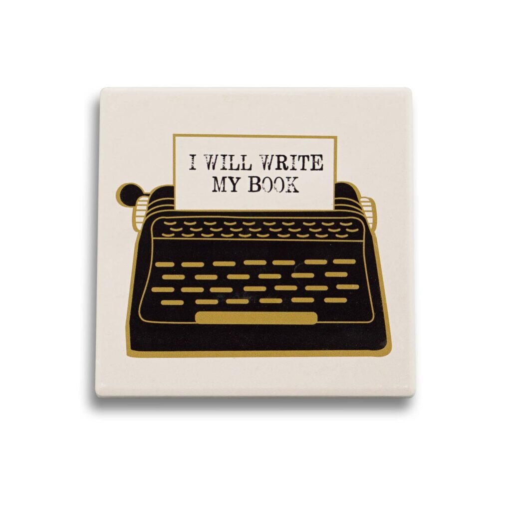 Ceramic Coaster - Pulteney Press (I Will Write)