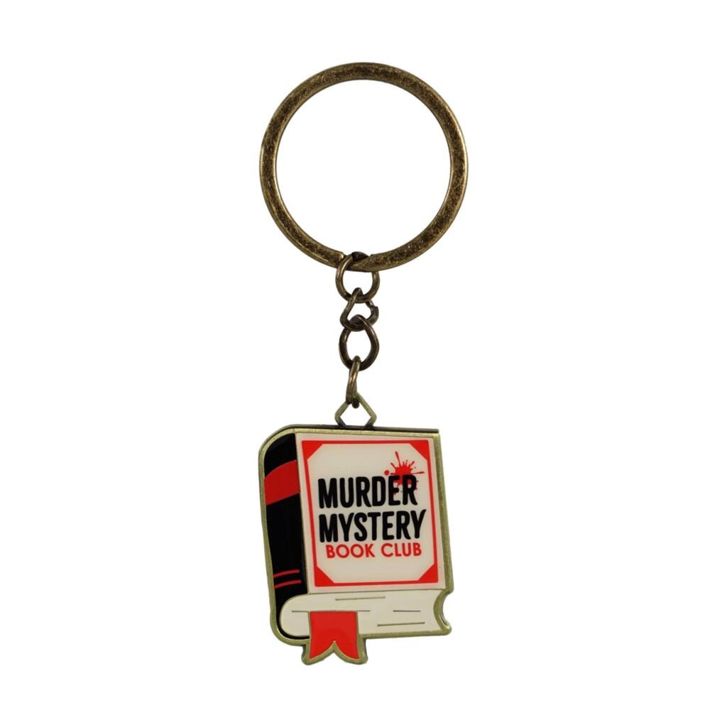 Keyring Metal - Murder Mystery Book Club